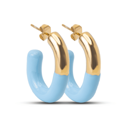 Salome Two Tone Enamelled Earrings