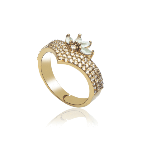 Luxury Crown Zircon American Diamond Ring