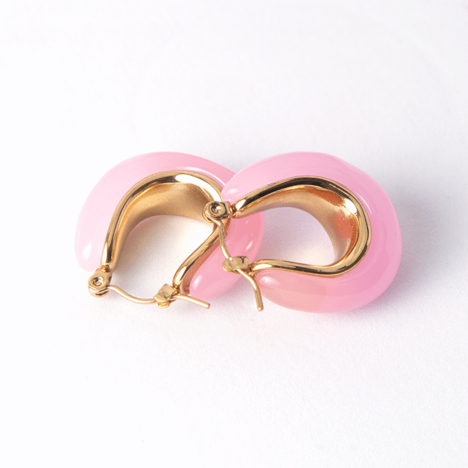 Petit Swell 18kt Gold-Plated Hoop Earrings