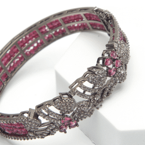 Beautiful Pink Rhinestone Crystal Stretch Bracelet