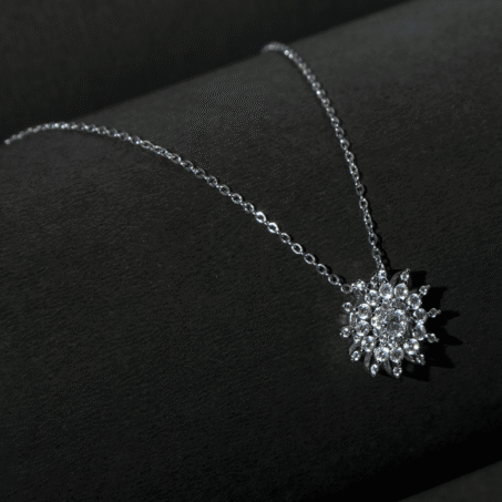 Sunshine AD Locket Pendant Chain Neckalce