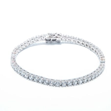 Matrix Tennis bracelet Round cut Cubic Zirconia Bracelet
