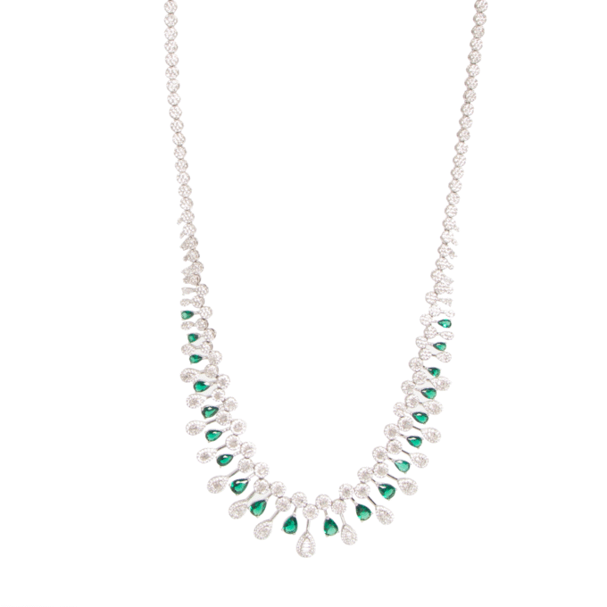 Elegance Beautiful CZ Stone Necklace