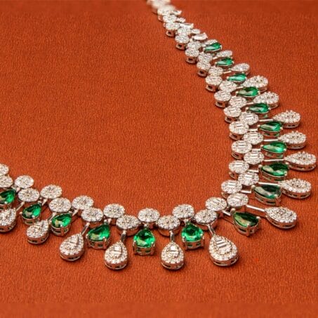 Elegance Beautiful CZ Stone Necklace