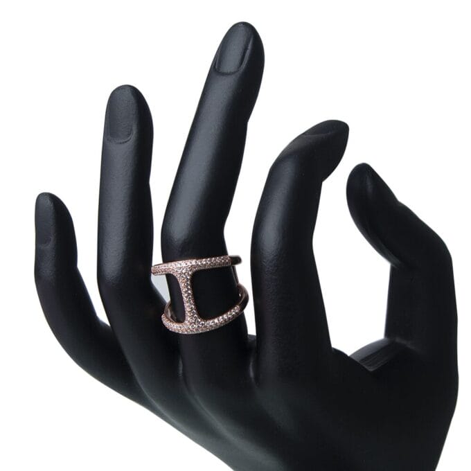 Brute Phantom with American Diamonds Finger Ring