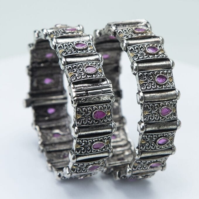 Oxidized Women Ethnic Bangles
