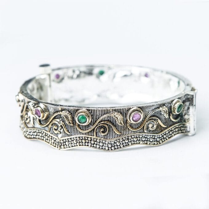 Oxidized Vintage Antique Bangle